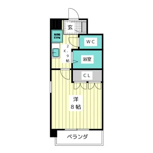 サンライズ駒方【3階】の間取り