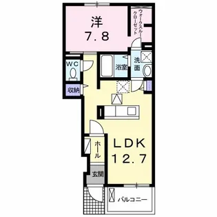 大阪府東大阪市中石切町3【アパート】の間取り
