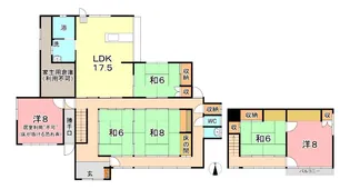 岡山県倉敷市中庄【一戸建】の間取り