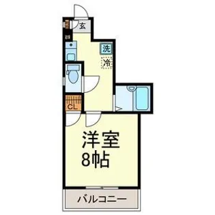 カームダウン平安【1階】の間取り