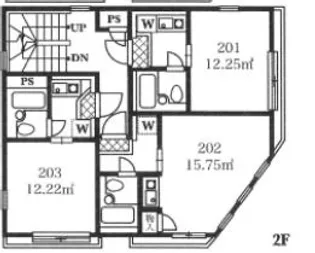 シャンテ東十条【2階】の間取り
