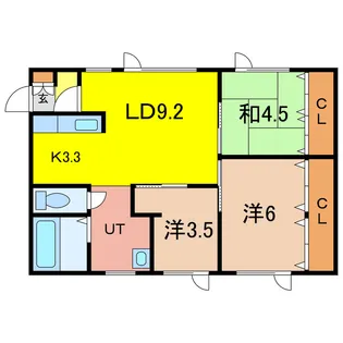 北海道旭川市旭町一条14【一戸建】の間取り