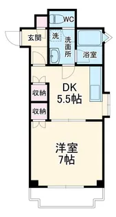 シャトー・デ・ザール・プルファム【6階】の間取り