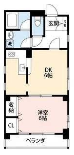 アブレスト浜町【5階】の間取り