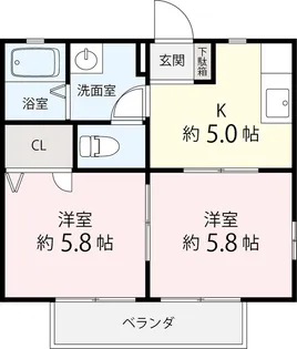 クロレ【1階】の間取り