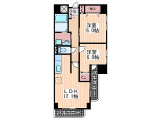 リュエル宮の町【1階】の間取り