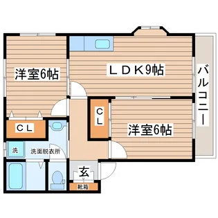 サンエイト【2階】の間取り