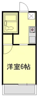 サンリバティ相模大野【2階】の間取り