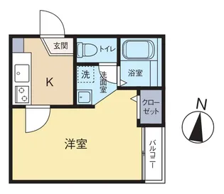 アークシティ大和田【1階】の間取り