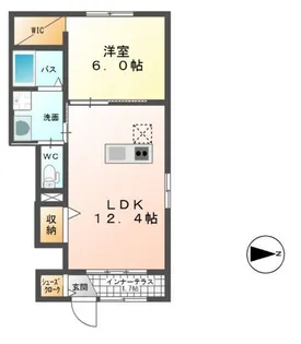 リベルテ【1階】の間取り