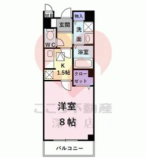 大阪府堺市東区日置荘原寺町【アパート】の間取り