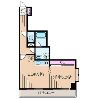 大倉山壱番館【4階】の間取り