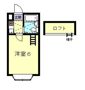 コスモハイツ泉【2階】の間取り