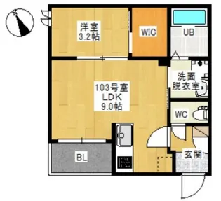 REGALEST千田町【3階】の間取り