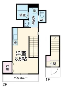 ジュネス久里浜【2階】の間取り