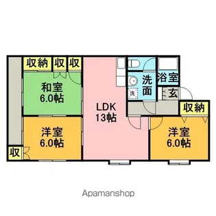 HAPPINESS 8【1階】の間取り