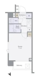 東京都文京区春日1【マンション】の間取り