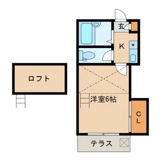 メゾンシマヅ【1階】の間取り