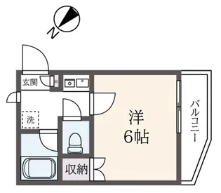 パレス向ヶ丘【1階】の間取り