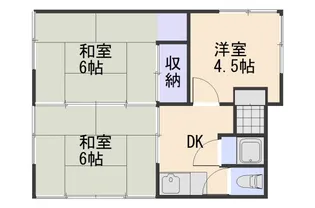 ノベル旭東町【1階】の間取り