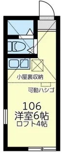 ユナイト三ッ沢ルプレールの杜【1階】の間取り