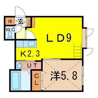 アリエッタI【2階】の間取り