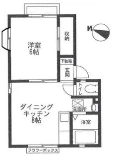 田中ハイツ【1階】の間取り
