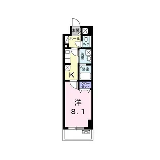 リヴィエールプラス【6階】の間取り