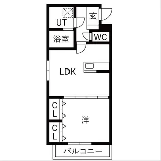 ヴィガラス7【5階】の間取り