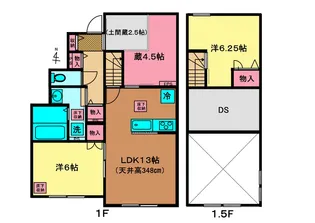 東京都西東京市保谷町3【アパート】の間取り