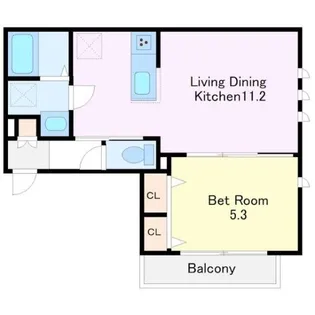 神奈川県横浜市鶴見区矢向1【マンション】の間取り