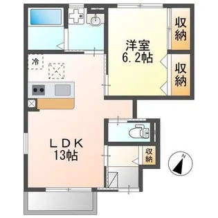 サンライズ【1階】の間取り