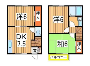 千葉県柏市北柏2【一戸建】の間取り
