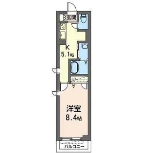 バシレウス【1階】の間取り