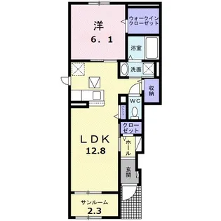 すずらん【1階】の間取り