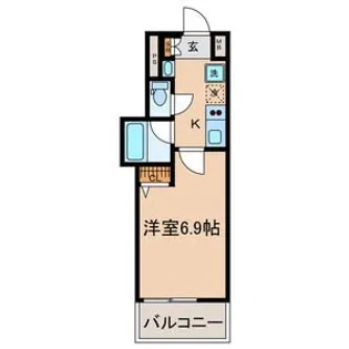 ベレーサ名駅ウエスト【6階】の間取り