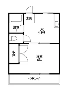シティハイム中林【2階】の間取り