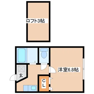 ヴァルーンレイム8【2階】の間取り