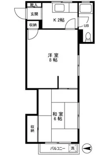 三恵ビル【4階】の間取り