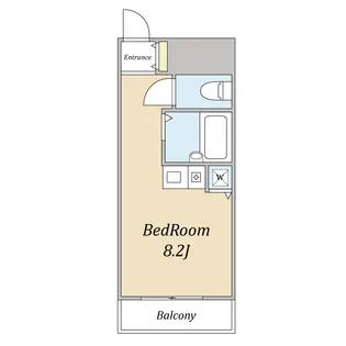 モンテベルデ第二横浜【2階】の間取り