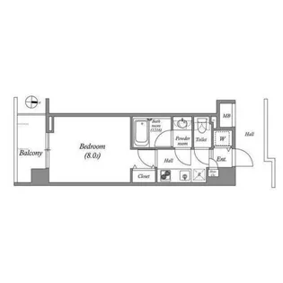エミリブ下落合【7階】の間取り