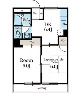 ヴァンベールF【1階】の間取り