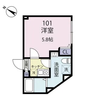 Exentia Motohasunuma【1階】の間取り