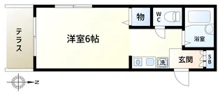 エージュ新小岩【1階】の間取り