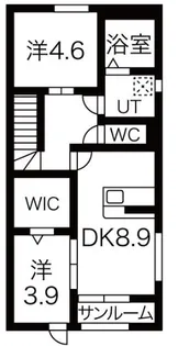 M&T神町北 III【2階】の間取り