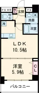 ソルパシオ亀有【2階】の間取り
