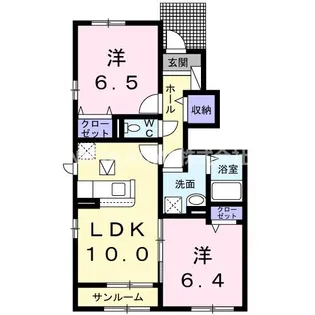 ストークス 前島田I【1階】の間取り