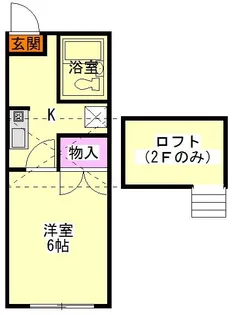 荒牧メゾン都B【2階】の間取り