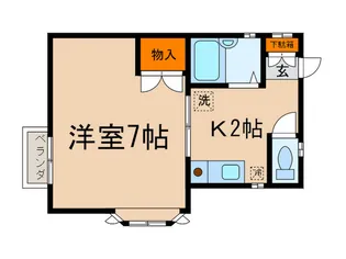 エステ-トピアペイザ-ジュ【2階】の間取り