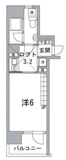 アビタシオン西日暮里【6階】の間取り